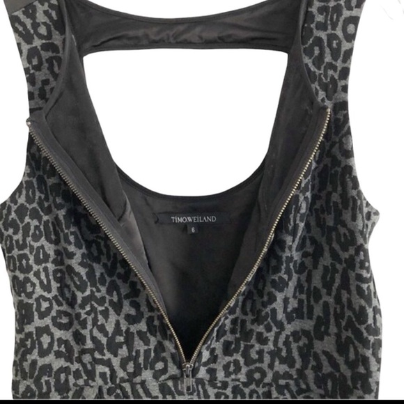 Timo Weiland Size 6 Leopard Print Dress - Picture 4 of 14